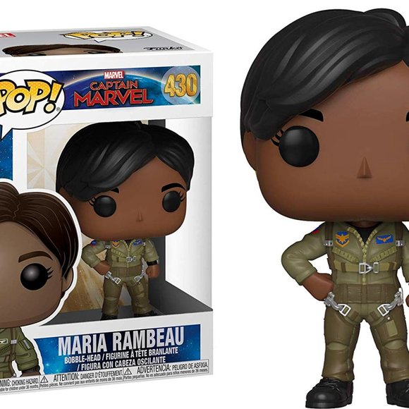Funko POP! Marvel - Captain Marvel: MARIA RAMBEA #430 Vinyl Figure Toy Game - Picture 1 of 2